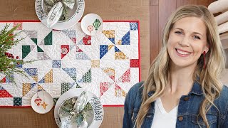 How to Make a Pinwheel Charms Table Runner  Free Project Tutorial [upl. by Biddle916]