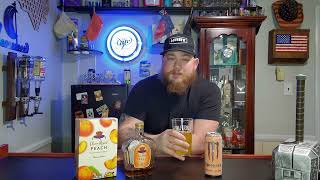 Crown Royal Peach And Monster Ultra Peachy Keen Mix Review [upl. by Atinauj]