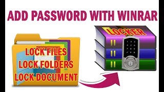 How To Put a Password On WinRAR Locker [upl. by Eenram]