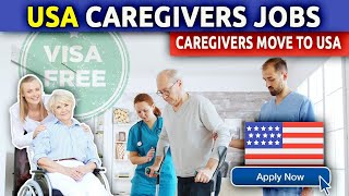 USA Caregiver Jobs  Caregiver Jobs in USA with Free Visa Sponsorship 2023 [upl. by Ecyak892]