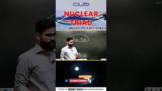 What is Nuclear Triad ❔😨 upsc nuclear nucleartriad currentaffairs kgsiasenglish ias [upl. by Anaes715]