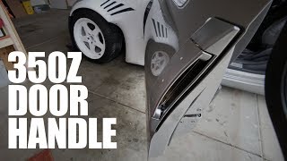 350Z DOOR HANDLE REPLACEMENT  HOW TO CHANGE DOOR HANDLE [upl. by Htebazileyram]