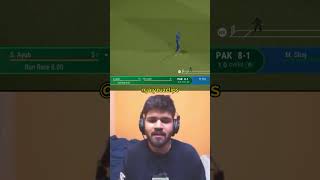 jaiyaxhs funny fielding moment in cricket 24 😂🤣  shorts cricket24 [upl. by Esinereb]