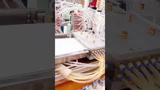 PVC wall board production line extruder machine plasticextruder 8617660978069Anna [upl. by Starr57]