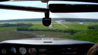 Landing at Brainerd MN Airport [upl. by Arbuckle17]