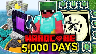 I Survived 5000 Days in Minecraft Hardcore FULL MOVIE [upl. by Ticon]