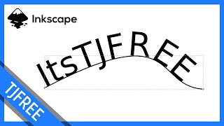 Inkscape  Curve Text Text on Path [upl. by Lexis217]