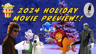 PBL 2024 Holiday Movie Preview  Popcorn Bucket List Episode 164 [upl. by Atikahc285]