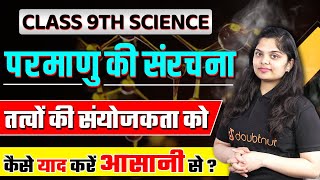 तत्वों की संयोजकता  परमाणु की संरचना  Structure of Atom  Class 9 Science Chapter 4 class9science [upl. by Herstein]