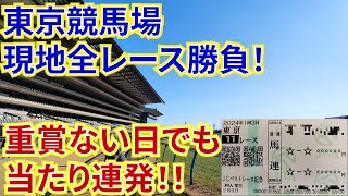 【競馬】当たり連発！重賞レースがない土曜日に東京競馬場で現地全レース勝負！ [upl. by Dympha411]