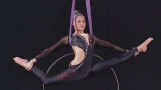 🥈Monika Brožová  CPAS24  AERIAL HOOP SENIOR WOMAN 18 Competitive [upl. by Emsmus589]