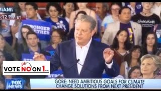 Al Gore Joins Opposition to Amendment 1 in Florida [upl. by Odetta789]