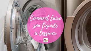 Comment faire sa lessive maison soimême pour moins d1 euro [upl. by Carvey545]