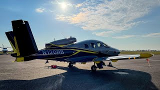 Cirrus SF50 Full Length Flight  IFR Turweston To Cranfield  RNP Approach [upl. by Gale]