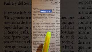 🙏Filemòn 14 al 7 🙌 versiculodelabiblia versiculobiblico shorts [upl. by Henryk989]