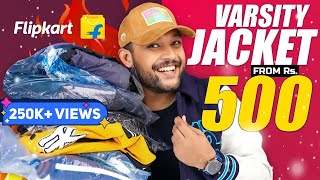 6 Best VARSITY JACKET HAUL UNDER 50010001500🔥 BOMBER Winter JACKET for Men 2024  ONE CHANCE [upl. by Kire893]