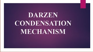 DARZEN CONDENSATION MECHANISM  MSc CHEMISTRY  MALAYALAM  CATALYST [upl. by Kirstin433]