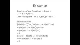 Logarithmes et exponentielle bonus 3  Existence et unicité [upl. by Kalmick]