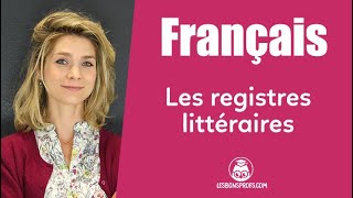 Les registres littéraires  Français  Lycée  Les Bons Profs [upl. by Kaczer]