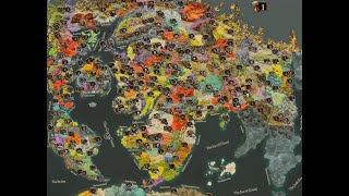 Total War Warhammer 3 FFA  AI only which AI faction strongest Time Lapse [upl. by Nadabus]