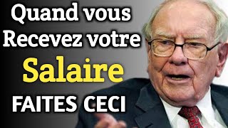 8 Étapes pour devenir riche avec votre SALAIRE selon WARREN BUFFET [upl. by Kramnhoj]