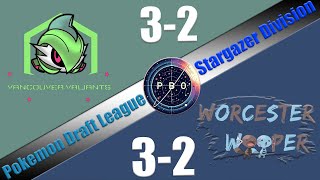 Pokémon Draft League  Worcester Woopers VS Vancouver Valiants  S7 W6 Stargazer Div [upl. by Adey]