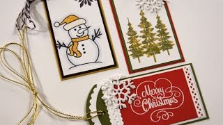 Sparkling Christmas Tags [upl. by Solracsiul413]