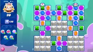 Candy Crush Saga LEVEL 2550 NO BOOSTERS 🆕 [upl. by Anitnas]