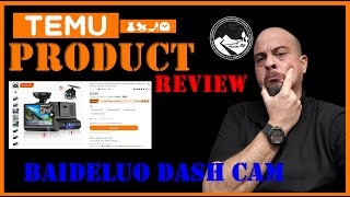 TEMU Baideluo Dash Cam Review [upl. by Kilgore]