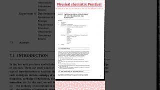 Determination of Enthalpy of Neutralization and Ionisationphysical chemistry practical thermoche [upl. by Lebatsirc359]