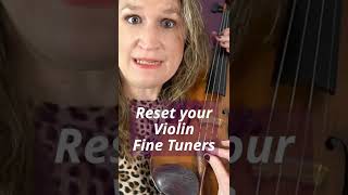 How to reset and fix your violin fine tuner shorts [upl. by Rolph]