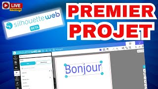 DÉMARRER son PREMIER PROJET avec SILHOUETTE WEB [upl. by Enrobialc]