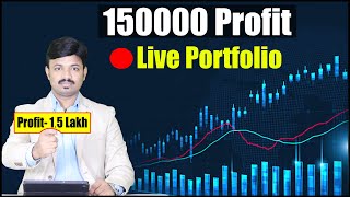 150000 Profit  Live Portfolio Review  Stock Analysis for Swing Trading in Marathi [upl. by Nahsin]