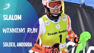 Vlhova ends 20222023 slalom season on a high note  Soldeu  FIS Alpine [upl. by Lilahk750]