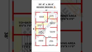 25 x 38 house design 25 x 38 house map 25 x 38 home design buildmyhome shorts home house dj [upl. by Zoarah524]