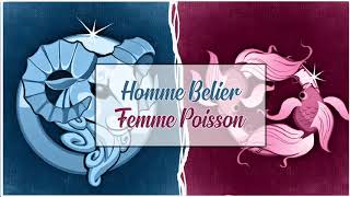 Homme Bélier ♈ Femme Poisson ♓  Compatibilité Amoureuse [upl. by Epillihp]