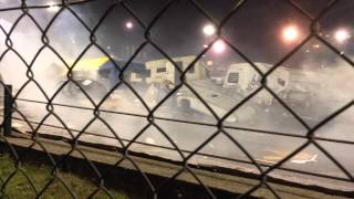 Ringwood Raceway Matchams  Caravan Banger Racing  September 2014 [upl. by Sherry]