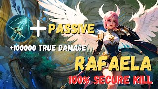 WHEN RAFAELA WAKE UP AND CHOOSE VIOLENCE🔥  RAFAELA BEST BUILD 2024  MOBILE LEGENDS [upl. by Eneleh]