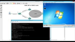 How to configure Cisco router for dual ISP with ISP1 primary and ISP2 backup [upl. by Fretwell]