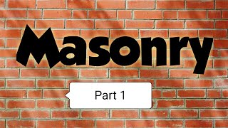 What is Masonry   Part 1  Types of Masonry Bonds  Terminologies  English Bond and Flemish Bond [upl. by Esorrebma]