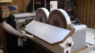 Shopmade Double Disc Sander [upl. by Daisey]