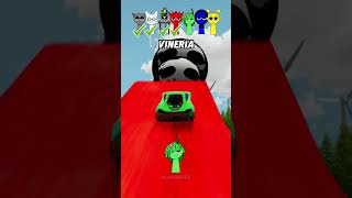 Incredibox Sprunki Car Jump Challenge For Gray  Wenda  Simon and Friends shorts trend sprunki [upl. by Aremahs]