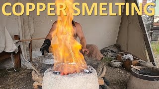 The ancient way of copper smelting copper making [upl. by Potter]