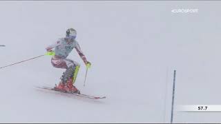 Manuel Feller  Slalom Flachau 2021  2nd Run  Win [upl. by Eessej]