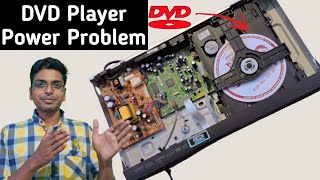 DVD player power Problem  how to fix dvd player no power dvd no disc error [upl. by Edgar]