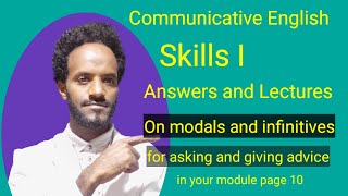 Lesson 2 Modals for asking and giving advice [upl. by Alban]