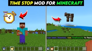 Minecraft Time Freeze Mod for Mcpe 120  Time Stop Addon for Minecraft 120 [upl. by Macintosh]