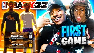 Duke Dennis And Kai Cenat Play NBA 2K22 Together For The FIRST TIME Best Build NBA 2K22 [upl. by Portia]