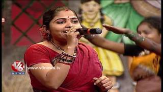 Putta Meeda Paala Pitta Song  Telangana Folk Songs  Dhoom Thadaka  V6 News [upl. by Attevroc]