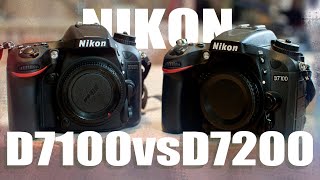 Nikon D7200 vs Nikon D7100 Comparison and Review [upl. by Ahsiuqal]